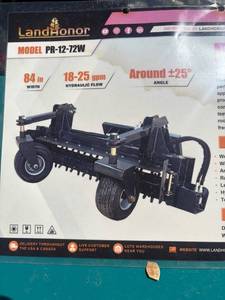 lot 719 image: LandHonor PR-12-72W Power Rake 84 in Width 18-25 gpm Hydraulic Flow