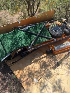 lot 755 image: firewood Conveyor belt 19.7 wide max lift 9.7ft