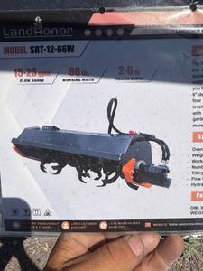 lot 786 image: LandHonor SRT-12-66W Rotary Tiller 66 in Working Width 15-23 gpm