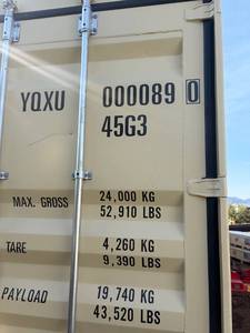lot 800 image: 40 ft shipping container two side doors