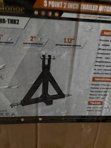 lot 840 image: LandHonor 3 Point 2 Inch Trailer Hitch Receiver Heavy Duty LHR-THR2