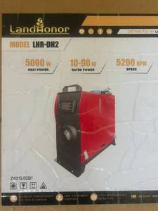 lot 888 image: LandHonor LHR-DH2 Diesel Heater 5000W 5200 RPM