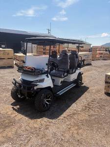 lot 283 image: HQ100 6-Passenger Golf Cart black unassembled