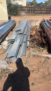 lot 338 image: Metal Structural Purlins  Girts Bundle of Formed Steel Channel Sections