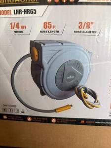 lot 920 image: Landhonor LHR-HR65 Retractable Air Hose Reel 65 ft 38 in 14 NPT