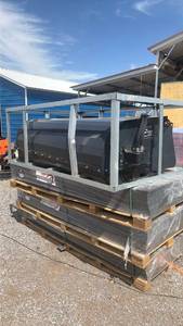 lot 928 image: Street Sweeper bucket Broom Attachment with Drive Unit and Frame