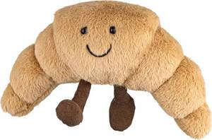lot 2122 image: Croissant Plush 14 Smiling Bread Pillow, Cute Stuffed Toy