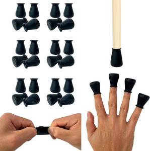 lot 2123 image: Extra Small Silicone Chair Leg Floor Protectors 1932 to 1516 in, 24 Pack