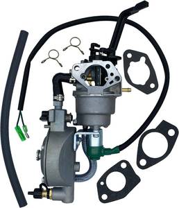 lot 2124 image: 389cc 420cc Tri Dual Generator Carburetor Gas LPG CNG Conversion