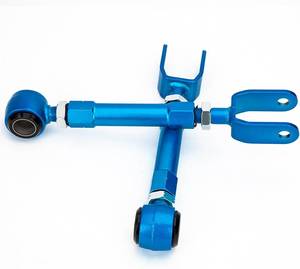 lot 2169 image: KSP Rear Camber Arm for 370Z G35 G37 Q40, Adjustable ToeCamber Blue 2PCS - Retail $74