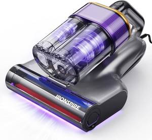 lot 2170 image: Bed Vacuum Cleaner Mattress Vacuum with 2 Roller Brushes, UV-C, HEPA, 650W