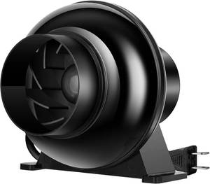 lot 2189 image: VIVOSUN D4 4 AC Inline Fan, 195 CFM for Ventilation & Hydroponics