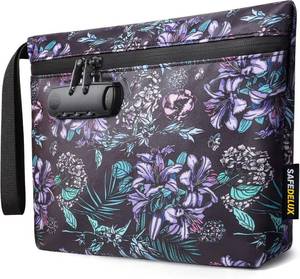 lot 2208 image: Smell Proof Bag with Combination Lock, Carbon Lining, Odorless Pouch