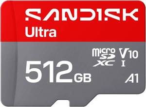 lot 2217 image: SanDisk 512GB Ultra microSD UHS-I Card - Up to 195MBs Read V10, U1, C10