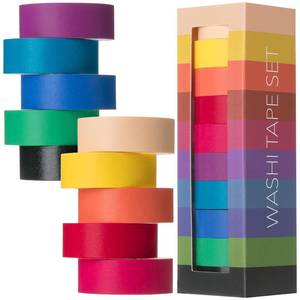 lot 2221 image: Mr. Pen Washi Tape Set, 10 Rolls, 5.5 ydroll, Scrapbook & Journals