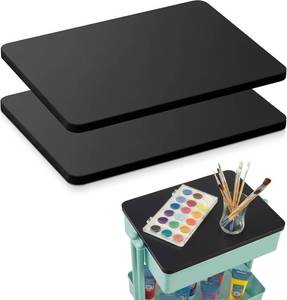 lot 2255 image: Novabright 2 Pcs Cart Topper MDF Non-Slip Work Surface Inserts for Carts