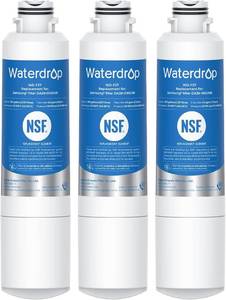 lot 2260 image: Waterdrop 3-Pack Refrigerator Water Filter for Samsung HAF-CINEXP  1 Opened 