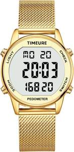 lot 2270 image: Pedometer Watch Women Step Counter Calories Steel Band No AppCharging