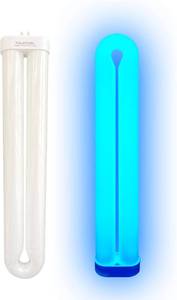 lot 2277 image: BF-150 40W Black Light Bulb for Flowtron BK-40BK-80D, 12in U-Shape, 2 Pack
