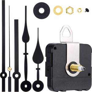 lot 2281 image: High Torque Long Shaft Clock Movement Mechanism - Wall Quartz Kit, 2 Hands
