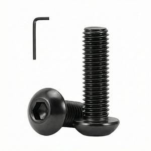 lot 2305 image: M4 x 30mm Button Head Hex Socket Cap Screws (30 Pack)