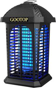 lot 2318 image: Bug Zapper Outdoor 4200V Electric Mosquito Zapper, 3-Prong Plug, 90-130V  Didnt power on 