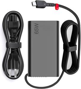 lot 2329 image: Lenovo 65W USB-C Laptop Charger  ThinkPadYogaChromebook Power Adapter