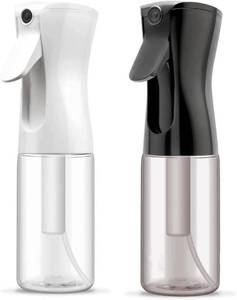 lot 2374 image: Continuous Spray Bottle for Hair, Refillable Mister (2 Pack, 6.8 Oz), Mist
