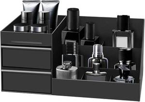 lot 2397 image: Mens Organizer, Cologne & Perfume Stand for Men, Bathroom Counter Shelf