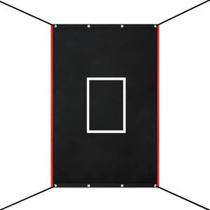 lot 2429 image: Lewtemi Batting Cage Backstop Vinyl Heavy-Duty BaseballSoftball Net Saver