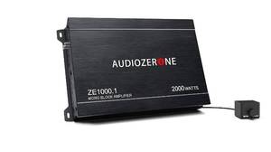 lot 439 image: ZE1000.1 2000W Monoblock Class D Car Amplifier, 1-4 , Low Pass, Mosfet
