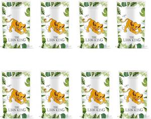 lot 2464 image: 30PCS Lion Jungle Safari Party Bags Wild One Gift Bags, Plastic Party Favors