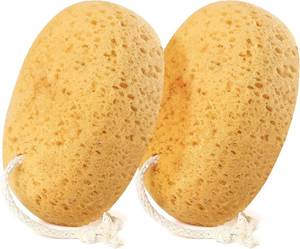 lot 2467 image: Bath Sponge for Women and Men, 2-Pack   Soft Dense Foam for Gentle Cleansing