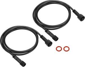 lot 2491 image: PATIKIL 3.28ft 2-Pin Extension Cable, 22AWG IP67 Waterproof MaleFemale Black
