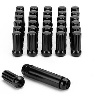 lot 2534 image: 916-18 Black Lug Nuts for Dodge Ram 1994-2011 (32pc, 7-Spline) Socket Key