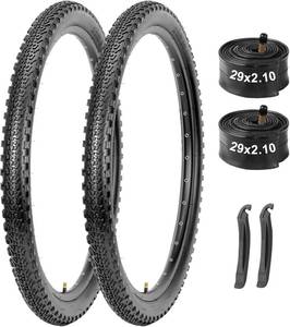 lot 2536 image: 2-Pack MTB Tires &amp Tubes 29x2.1 -Inch Puncture-Protection - Schrader Valve