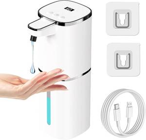 lot 2560 image: OHIFAST Automatic Soap Dispenser, Touchless, USB Rechargeable, 9-Level