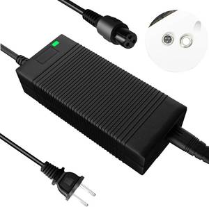 lot 2562 image: 36V Battery Charger 42V 2A Charge, UL Certified, 3-Prong Plug 9.8ft Cord