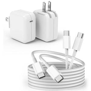 lot 2589 image: USB-C Charger for MacBook AirPro 13-16, 30W, 2-Pack