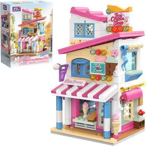lot 2590 image: Wise Block Ice Cream House Building Blocks Set, 370 PCS