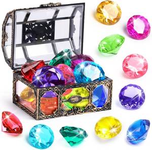 lot 2595 image: DISHIO Diving Gem Pool Toy 10pcs Colorful Diamond Diving Toys for Kids