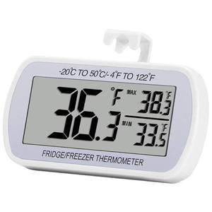 lot 2602 image: FridgeFreezer Refrigerator Thermometer, Waterproof, Large LCD, MaxMin