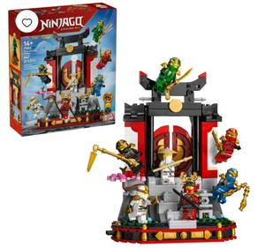 lot 2513 image: LEGO NINJAGO Ninja Character Display 15th Anniversary Building Toy for Kids, Ages 14 - Ninja Playset