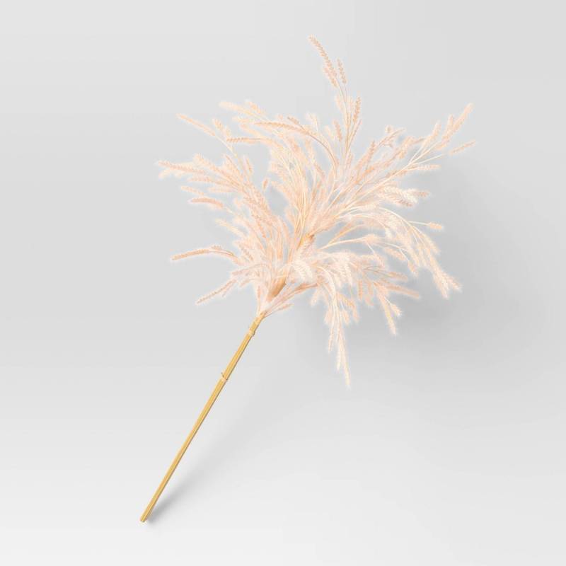 lot 2057 image: Grass Artificial Light Pink Stem - Threshold - Retail $12
