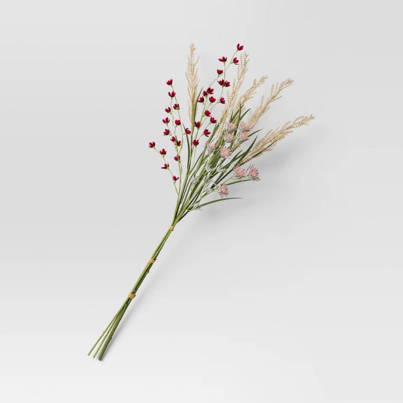 lot 2060 image: Mixed Flower Artificial Branch - Threshold - Retail $15