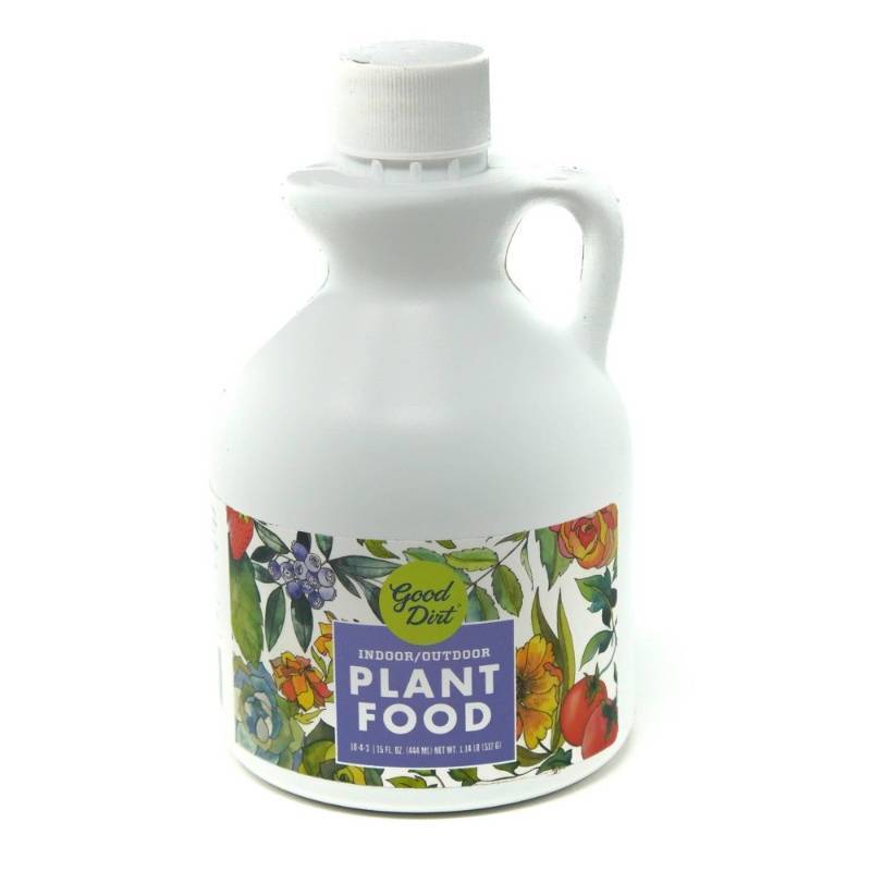 lot 2009 image: Good Dirt Naturals IndoorOutdoor Plant Food - 15 fl oz - Retail $13