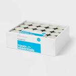 100ct Unscented Tea Lights Candle White - Room Essentials: Paraffin Wax, Indoor Use, 3-Hour Burn, Plastic Container - Retail: $11