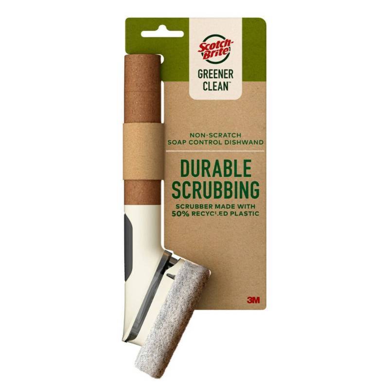 lot 1101 image: Scotch-Brite Greener Clean Soap Control Dishwand - Retail $11