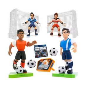 lot 1008 image: Powershots Strike Soccer Playset with 4 Player Figures and 2 Goals - Retail $47
