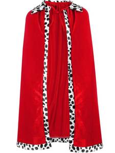 lot 1064 image: SATINIOR Red Prince Cloak Queen Robe Halloween Costume Stage Performances Royal Cape for Fathers Day Costume Party Accessory(Adult Size) - Retail $14